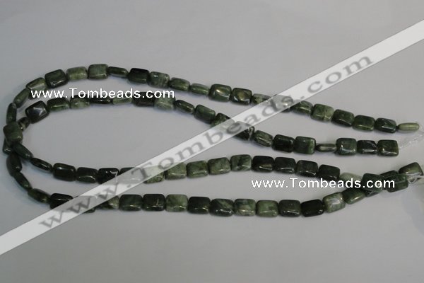 CDJ30 15.5 inches 8*10mm rectangle Canadian jade beads wholesale