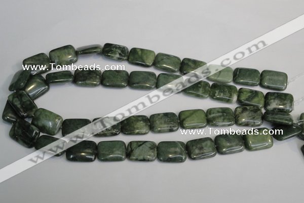 CDJ32 15.5 inches 15*20mm rectangle Canadian jade beads wholesale