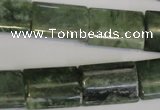 CDJ35 15.5 inches 15*20mm flat tube Canadian jade beads wholesale