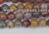 CDJ401 15.5 inches 6mm round sonoran dendritic jasper beads