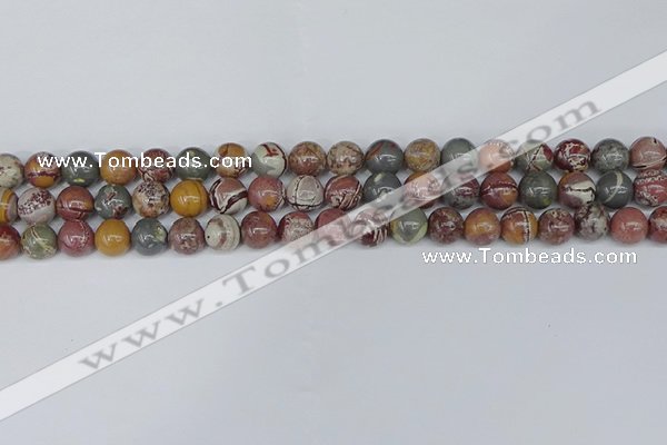 CDJ402 15.5 inches 8mm round sonoran dendritic jasper beads