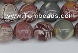 CDJ403 15.5 inches 10mm round sonoran dendritic jasper beads