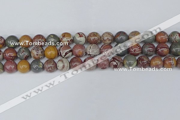 CDJ404 15.5 inches 12mm round sonoran dendritic jasper beads