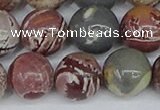 CDJ405 15.5 inches 14mm round sonoran dendritic jasper beads