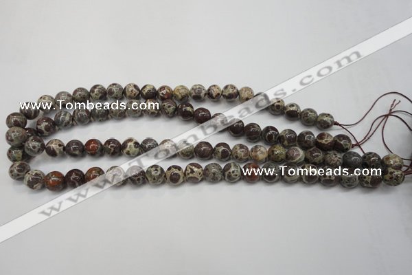 CDM03 15.5 inches 8mm round African dalmatian jasper beads