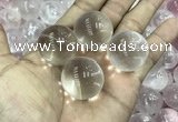 CDN01 25mm round white crystal decorations wholesale