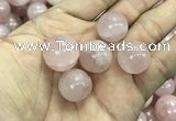 CDN03 16mm round rose quartz decorations wholesale