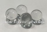 CDN1000 20mm round white crystal decorations wholesale