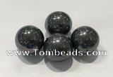 CDN1020 25mm round hematite decorations wholesale