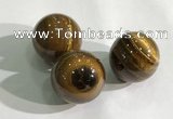 CDN1052 30mm round iron tiger decorations wholesale