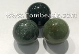 CDN1092 30mm round agate decorations wholesale