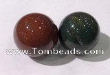 CDN1212 40mm round india agate decorations wholesale