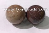 CDN1213 40mm round agate decorations wholesale