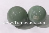 CDN1248 40mm round green aventurine decorations wholesale