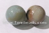 CDN1253 40mm round amazonite decorations wholesale