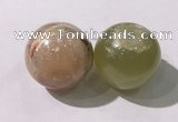 CDN1266 40mm round Afghanistan jade decorations wholesale