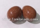 CDN1343 35*45mm egg-shaped goldstone decorations wholesale