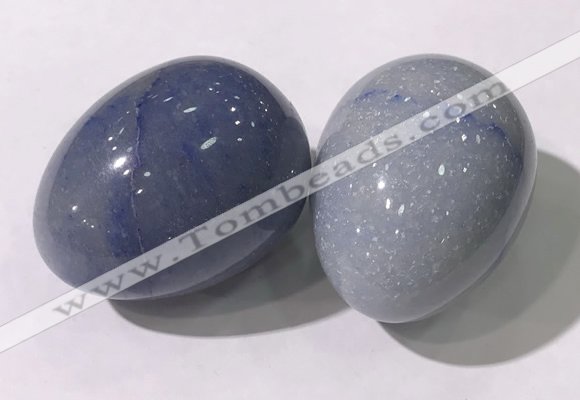 CDN1359 35*45mm egg-shaped blue aventurine decorations wholesale