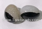 CDN1365 35*45mm egg-shaped druzy agate decorations wholesale