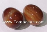 CDN1367 35*45mm egg-shaped agate decorations wholesale