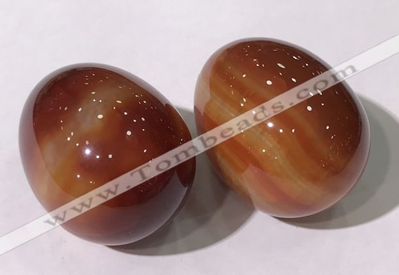 CDN1367 35*45mm egg-shaped agate decorations wholesale