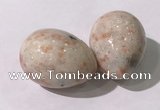 CDN1371 35*45mm egg-shaped golden sunstone decorations wholesale