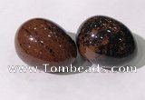 CDN1377 35*45mm egg-shaped mahogany obsidian decorations wholesale