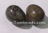 CDN1400 35*45mm egg-shaped tiger skin jasper decorations wholesale