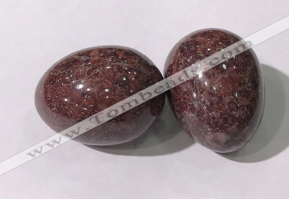 CDN1405 35*45mm egg-shaped jasper decorations wholesale