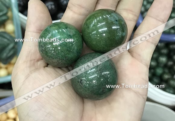 CDN17 30mm round pyrite gemstone decorations wholesale