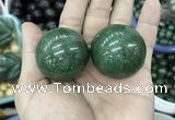 CDN18 35mm round pyrite gemstone decorations wholesale