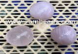 CDN307 30*40mm egg-shaped rose quartz decorations wholesale