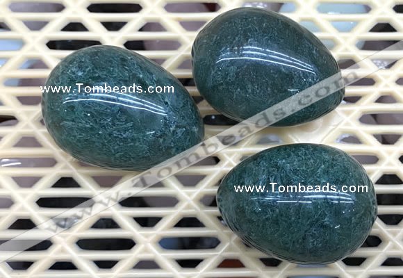 CDN312 30*40mm egg-shaped synthetic gemstone decorations wholesale