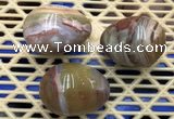 CDN317 30*40mm egg-shaped ocean agate decorations wholesale