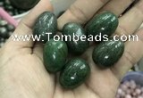 CDN33 18*25mm egg-shaped pyrite gemstone decorations wholesale