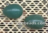 CDN337 35*50mm egg-shaped green aventurine decorations wholesale