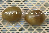 CDN338 35*50mm egg-shaped yellow jade decorations wholesale