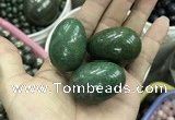 CDN34 28*38mm egg-shaped pyrite gemstone decorations wholesale