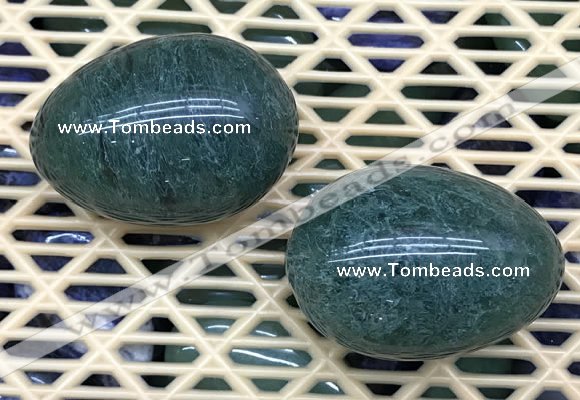 CDN353 35*50mm egg-shaped synthetic gemstone decorations wholesale