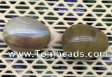 CDN361 35*50mm egg-shaped ocean agate decorations wholesale