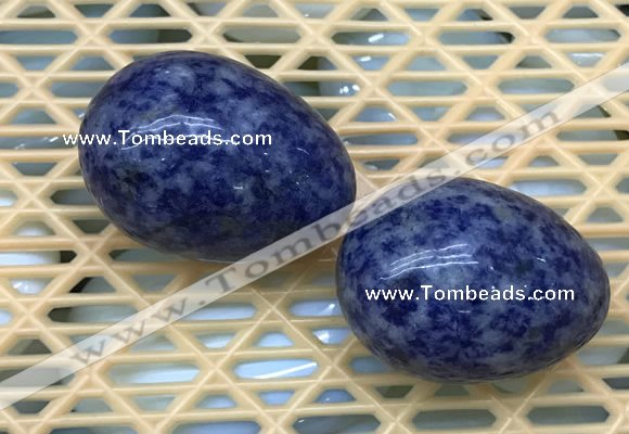 CDN365 35*50mm egg-shaped blue spot decorations wholesale