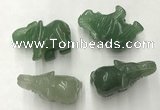 CDN387 20*40*30mm elephant green aventurine decorations wholesale