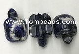 CDN438 28*45*22mm turtle sodalite decorations wholesale