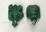 CDN463 38*55*28mm turtle imitation malachite decorations wholesale