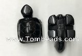 CDN465 38*55*28mm turtle black agate decorations wholesale