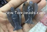 CDN474 30*40mm angel grey agate decorations wholesale