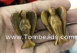 CDN484 30*40mm angel yellow tiger eye decorations wholesale