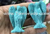 CDN493 35*50mm angel imitation turquoise decorations wholesale