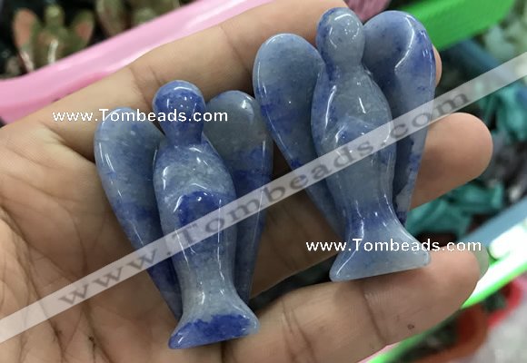 CDN494 35*50mm angel blue aventurine decorations wholesale