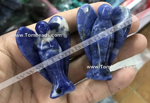 CDN495 35*50mm angel sodalite decorations wholesale